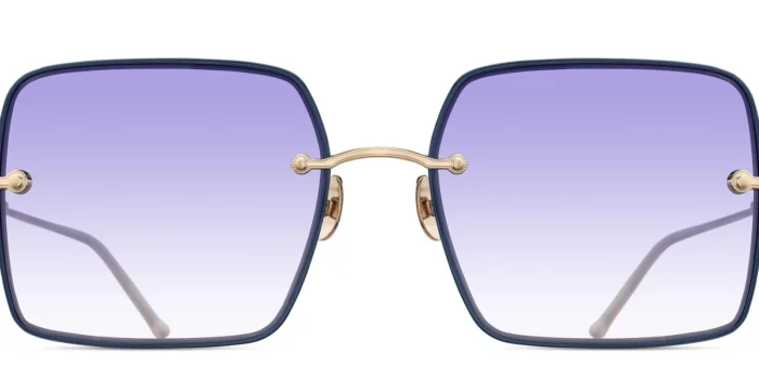 Matsuda M5005 Brushed Gold Café Blue Gradient